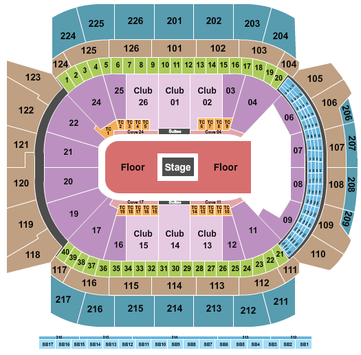 Climate Pledge Arena Billie Eilish Seating Chart